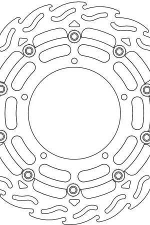 Bestseller MOTO MASTER - 112043 - Brake Discs - Flame Floating Alu Disc 320