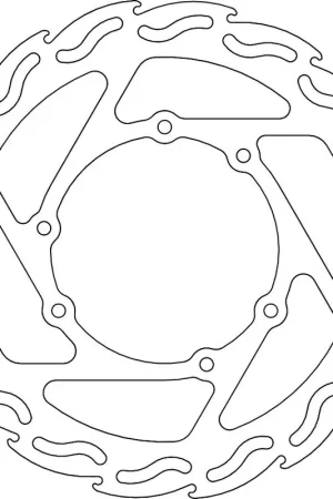 Lage Kosten MOTO MASTER - 110285 - Brake Discs - Flame Fixed Disc 240