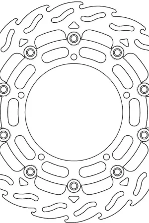 MOTO MASTER - 112041 - Brake Discs - Flame Floating Alu Disc 300 Rechtstreeks Van De Fabrikant