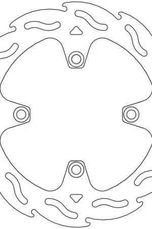 MOTO MASTER - 110429 - Brake Discs - Flame Fixed Disc 255 Laatste Kans