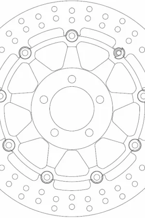 Bestseller FERODO - FMD0224RX - Brake Discs - Compatibel met Kawasaki Zx 6 r w/x en Zx 9 r w/x