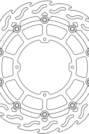 Plaats Bestelling MOTO MASTER - 112231 - Brake Discs - FLAME FLOATING ALU DISC 320