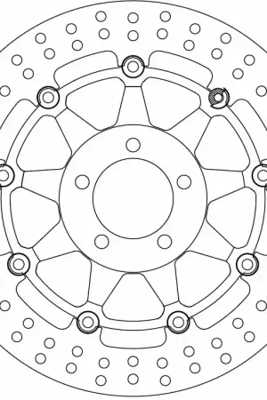 Handgemaakt FERODO - FMD0115RX - Brake Discs - Geschikt voor Kawasaki modellen