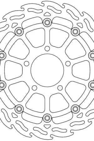 MOTO MASTER - 112038 - Brake Discs - FLAME FLOATING ALU DISC 290 Bestel Nu