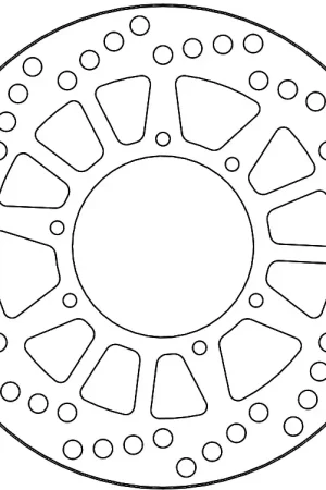 MOTO MASTER - VINTAGE FRONT DISC - Brake Discs - Geschikt voor Yamaha DT en YZ Uitverkoop