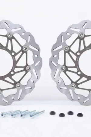 BRAKING - OKI KIT [SK2 + ACCESSORIES] 320 - Brake Discs - Geschikt voor Suzuki GSXR 600 en 750 Goedkoop