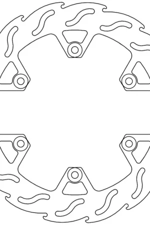 Nieuw Model MOTO MASTER - 110324 - Brake Discs - FLAME FIXED DISC 267