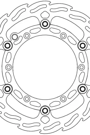 Fabrieksprijs MOTO MASTER - 112256 - Brake Discs - FLAME FLOATING ALU DISC 260
