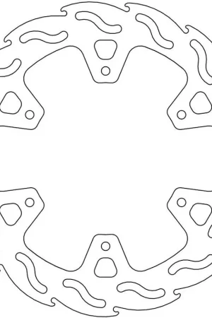 Topkwaliteit MOTO MASTER - 110387 - Brake Discs - Flame Fixed Disc 240