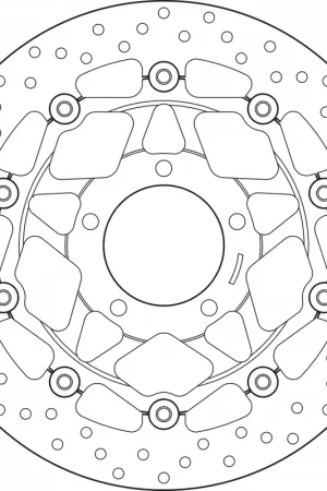 BREMBO - 78B40873 - Brake Discs - Geschikt voor Triumph Exclusief