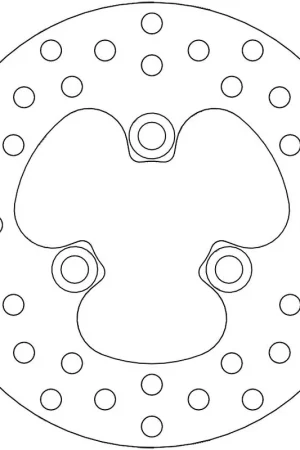 MOTO MASTER - 110151 - Brake Discs - ROUND FIXED DISC 170 Snelle Levering