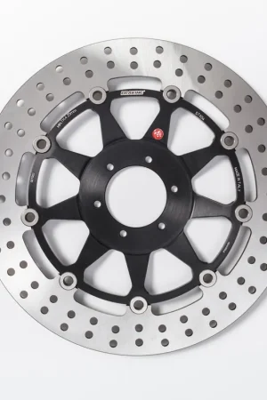 Gecertificeerd BRAKING - BRAKE DISC ROUND FLOATING AL-HUB STX - Brake Discs - Geschikt voor Honda motoren