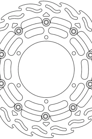 Topkwaliteit MOTO MASTER - 112064 - Brake Discs - Flame Floating Alu Disc 320