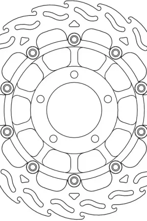 MOTO MASTER - 113045 - Brake Discs - Flame Float Alu Disc 310 Actieprijs