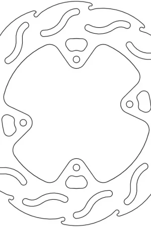 Laatste Versie MOTO MASTER - 110231 - Brake Discs - Flame Fixed Disc 220