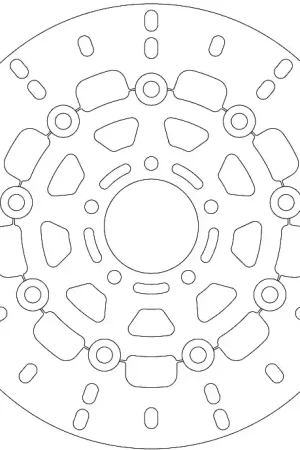 Populair EBC - VMD1036 - Brake Discs - Vintage Design Street Bike