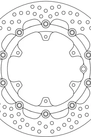 MOTO MASTER - 112127 - Brake Discs - HALO FLOATING ALU DISC 300 Meest Verkocht