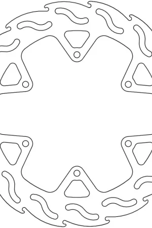 Plaats Bestelling MOTO MASTER - 110403 - Brake Discs - Flame Fixed Disc 240