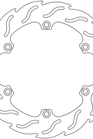 MOTO MASTER - 110415 - Brake Discs - Flame Fixed Disc 316 Weekendaanbieding