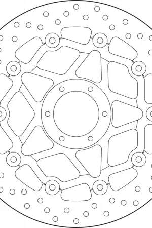 Korting BREMBO - 78B40898 - Brake Discs - Geschikt voor Honda Cbr 900 rr