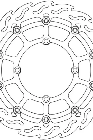 Gereduceerde Prijs MOTO MASTER - 112237 - Brake Discs - ALU Disc 320