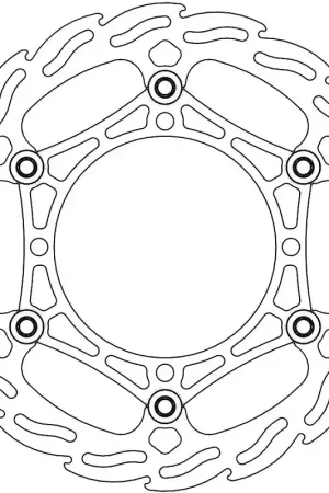 Exclusieve Aanbieding MOTO MASTER - 111036 - Brake Discs - FLAME FLOATING STEEL DISC 260