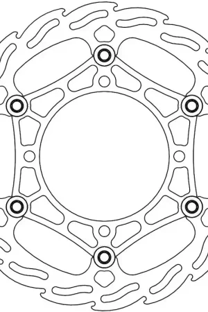 Bestel Nu MOTO MASTER - 111037 - Brake Discs - FLAME FLOATING STEEL DISC 260MM