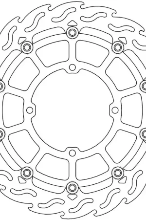 MOTO MASTER - 112235 - Brake Discs - FLAME FLOATING ALU DISC 320 Aanbieding