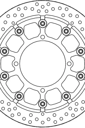 MOTO MASTER - 116104 - Brake Discs - SM RACING DISC HALO T-FLOATER Direct Beschikbaar