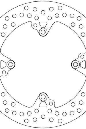 MOTO MASTER - 110475 - Brake Discs - HALO FIXED DISC 245 Groothandel