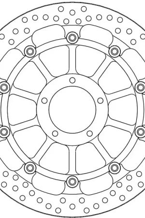 Nieuw MOTO MASTER - 113168 - Brake Discs - HALO FLOAT ALU OFFS. DISC 329