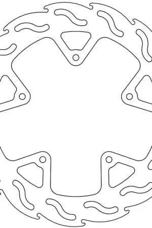 Laatste Versie MOTO MASTER - 110315 - Brake Discs - Flame Fixed Disc 240