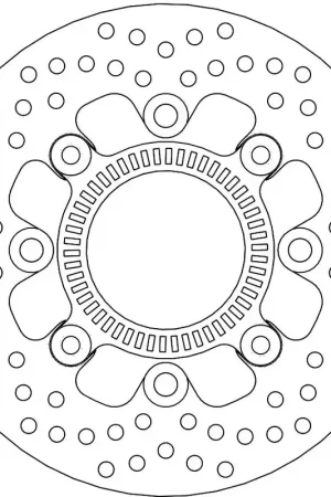 MOTO MASTER - 110482 - Brake Discs - HALO FIXED DISC 220 Exclusief