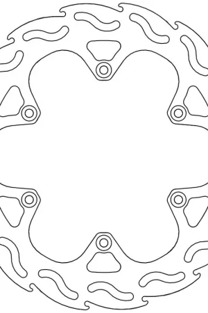 MOTO MASTER - 110276 - Brake Discs - Flame Fixed Disc 240 Limited Edition