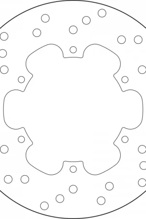 BREMBO - 68B40738 - Brake Discs - Compatibel met meerdere Piaggio modellen Fabrieksprijs