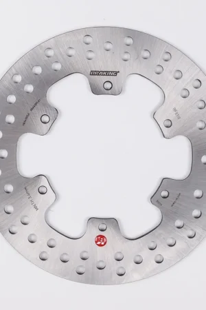 Op = Op BRAKING - BRAKE DISC ROUND FIX FRONT - Brake Discs - Compatibel met Piaggio