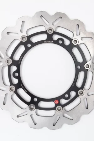 BRAKING - BRAKE DISC WAVE FLOATING STEEL HUB - Brake Discs - Compatibel met Aprilia Etv 1000 Origineel