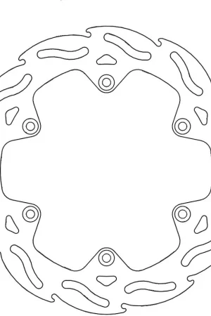 MOTO MASTER - 110221 - Brake Discs - Flame Fixed Disc 220 Lage Prijs