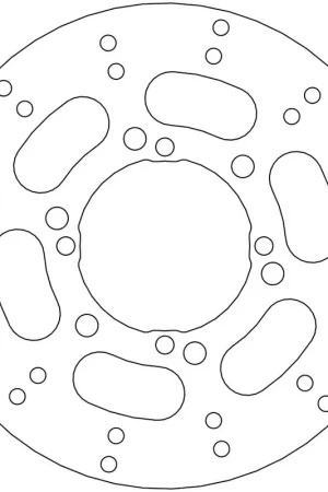 Modern MOTO MASTER - 110444 - Brake Discs - ROUND FIXED DISC 227