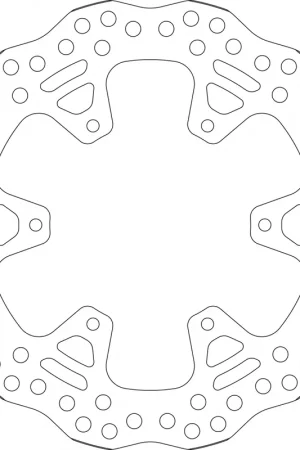 In De Mode SBS - UPGRADE BRAKE DISC 6026 - Brake Discs - Geschikt voor Piaggio Mp3-modellen