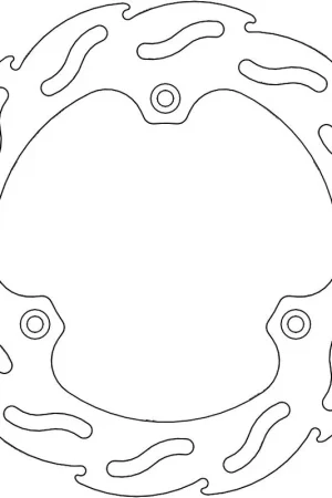 MOTO MASTER - FLAME FIXED DISC 200 - Brake Discs - Geschikt voor Suzuki RM 80 en 85 Trendy