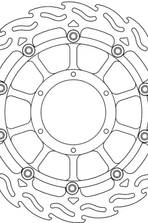 Must-Have MOTO MASTER - 113031 - Brake Discs - Flame Float Alu Disc 320