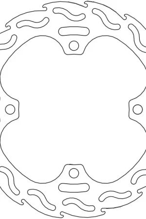 MOTO MASTER - 110383 - Brake Discs - FLAME FIXED DISC 240 Fabrieksprijs