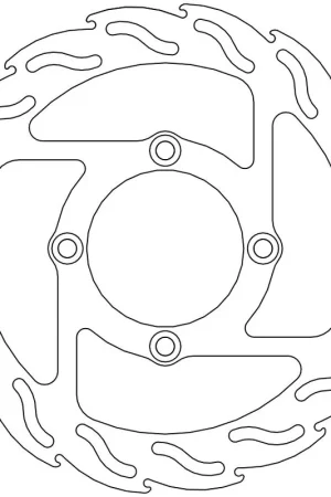 MOTO MASTER - 110411 - Brake Discs - Flame Fixed Disc 276 Authentiek
