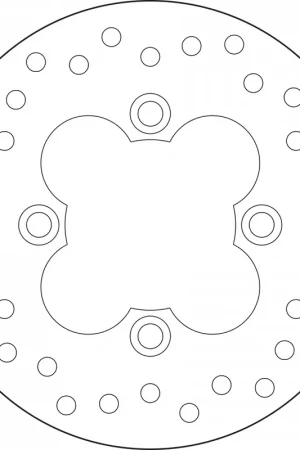 Modern BREMBO - 68B40720 - Brake Discs - Hoogwaardige remschijf