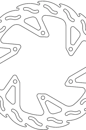 Tijdelijk Beschikbaar MOTO MASTER - 110651 - Brake Discs - Flame Fixed Disc 298