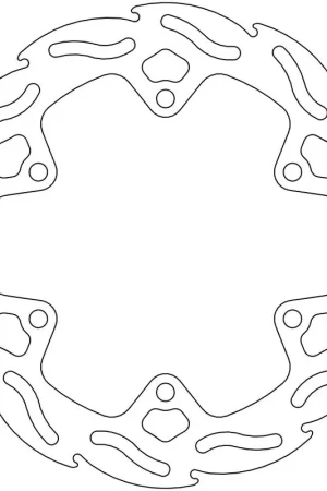 Topkwaliteit MOTO MASTER - 110226 - Brake Discs - Flame Fixed Disc 220