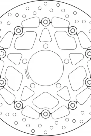 Hoge Kwaliteit BREMBO - 78B40861 - Brake Discs - Geschikt voor Kawasaki