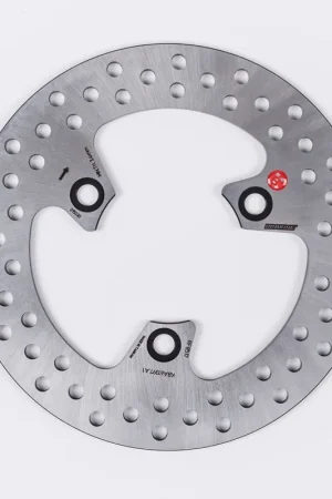 Gecertificeerd BRAKING - BRAKE DISK ROUND FIX REAR - Brake Discs - Compatibel met Sym Joyride 125 en 200