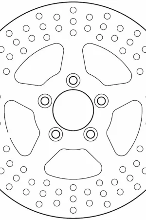 Uitverkoop FERODO - FMD0433R - Brake Discs - Geschikt voor Harley Dyna en Electra